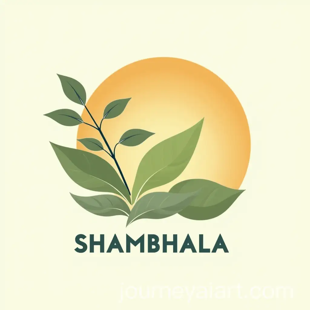 Delicate-Orange-Ring-Surrounded-by-Dynamic-Green-Leaves