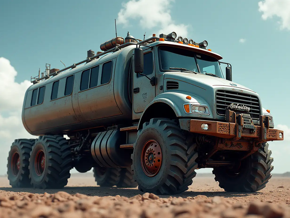 Create a crazy vehicle with many large windows  highly polished Cyberpunk.