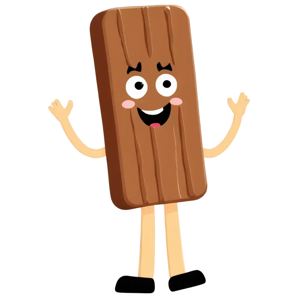 fudgesicle cartoon that has arms and legs and a face walking