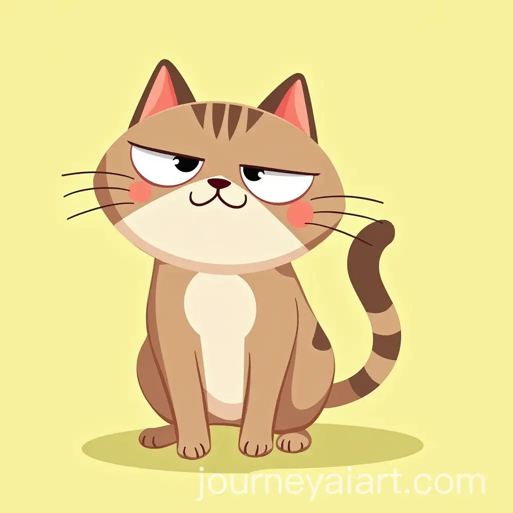 Grumpy-Cat-CartoonAI-Image-Prompt-Expansion-Illustration-for-Nursery-Art-and-Childrens-Books