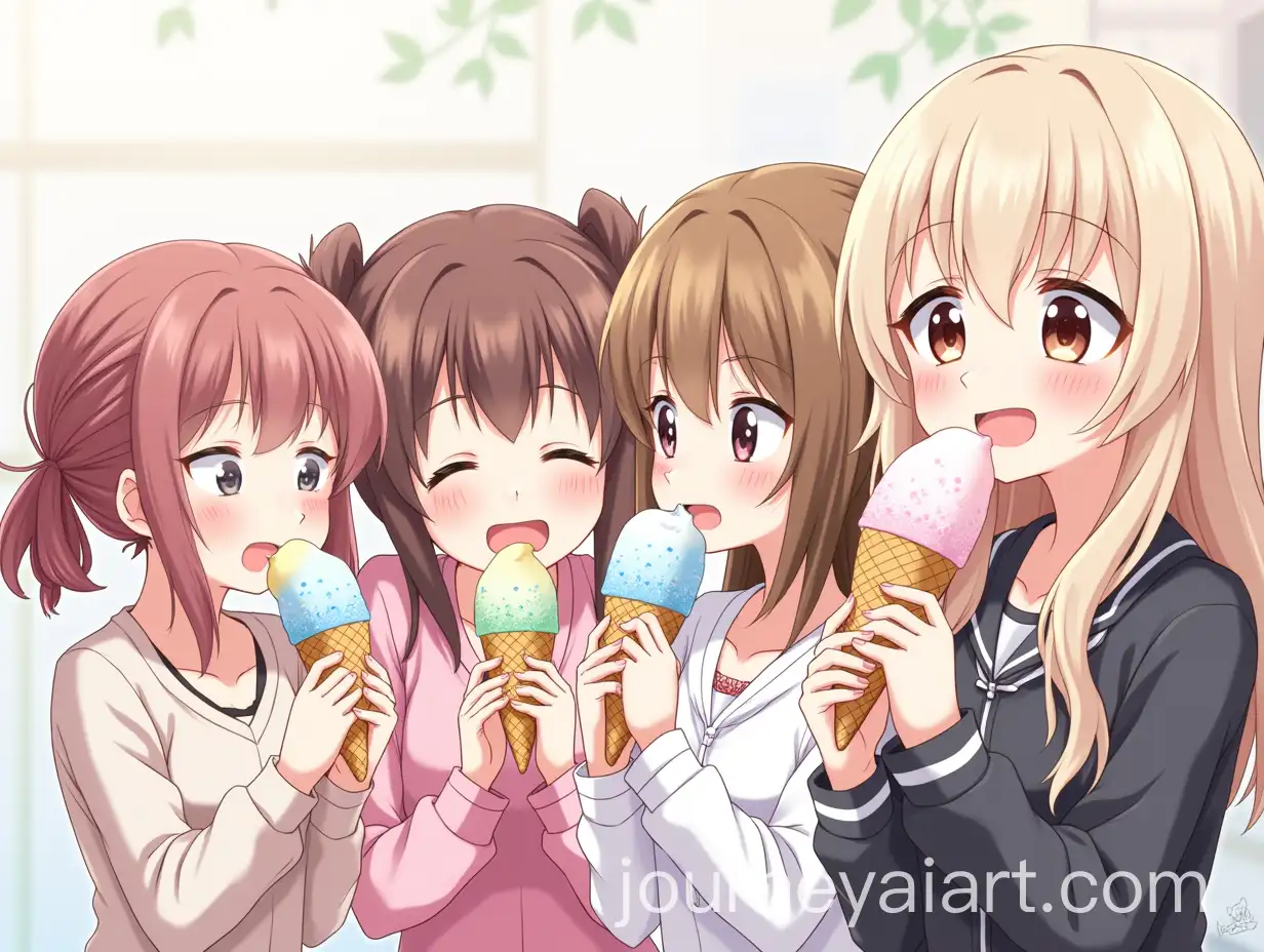 Anime-Girls-Enjoying-Giant-Ice-Cream-Popsicles-with-Happy-Expressions