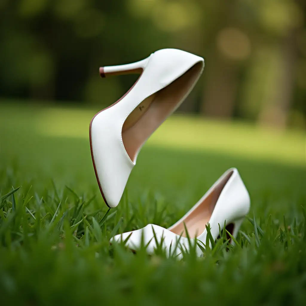 White-Wedding-Heels-Tossed-in-the-Grass