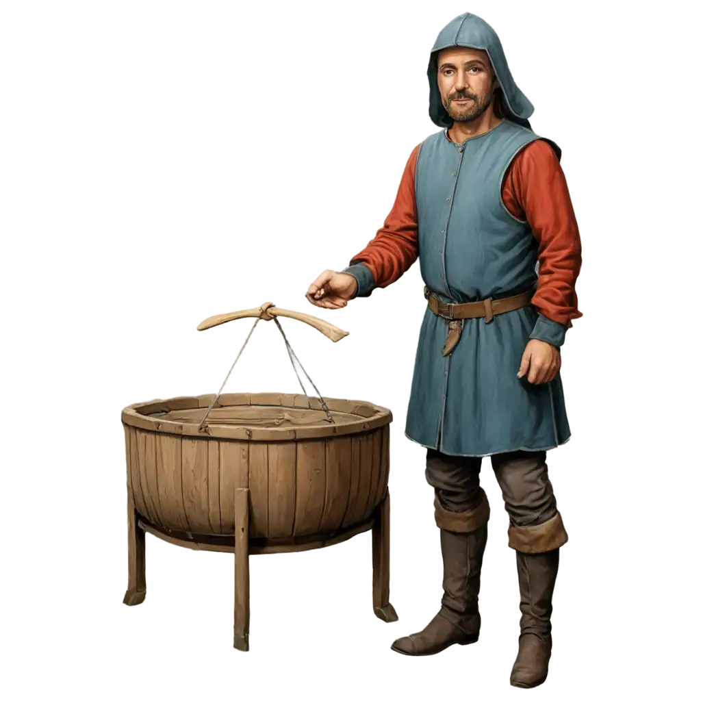 Innkeeper-in-the-Middle-Ages-PNG-A-HighQuality-Image-for-Historical-Contexts