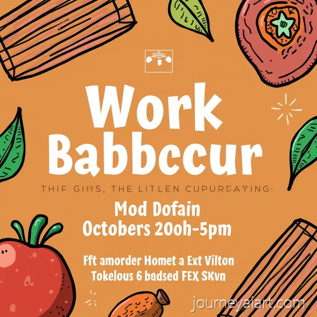 FriendsBarbecue-event-poster-Enjoying-a-Backyard-Barbecue-Party-Poster-Design