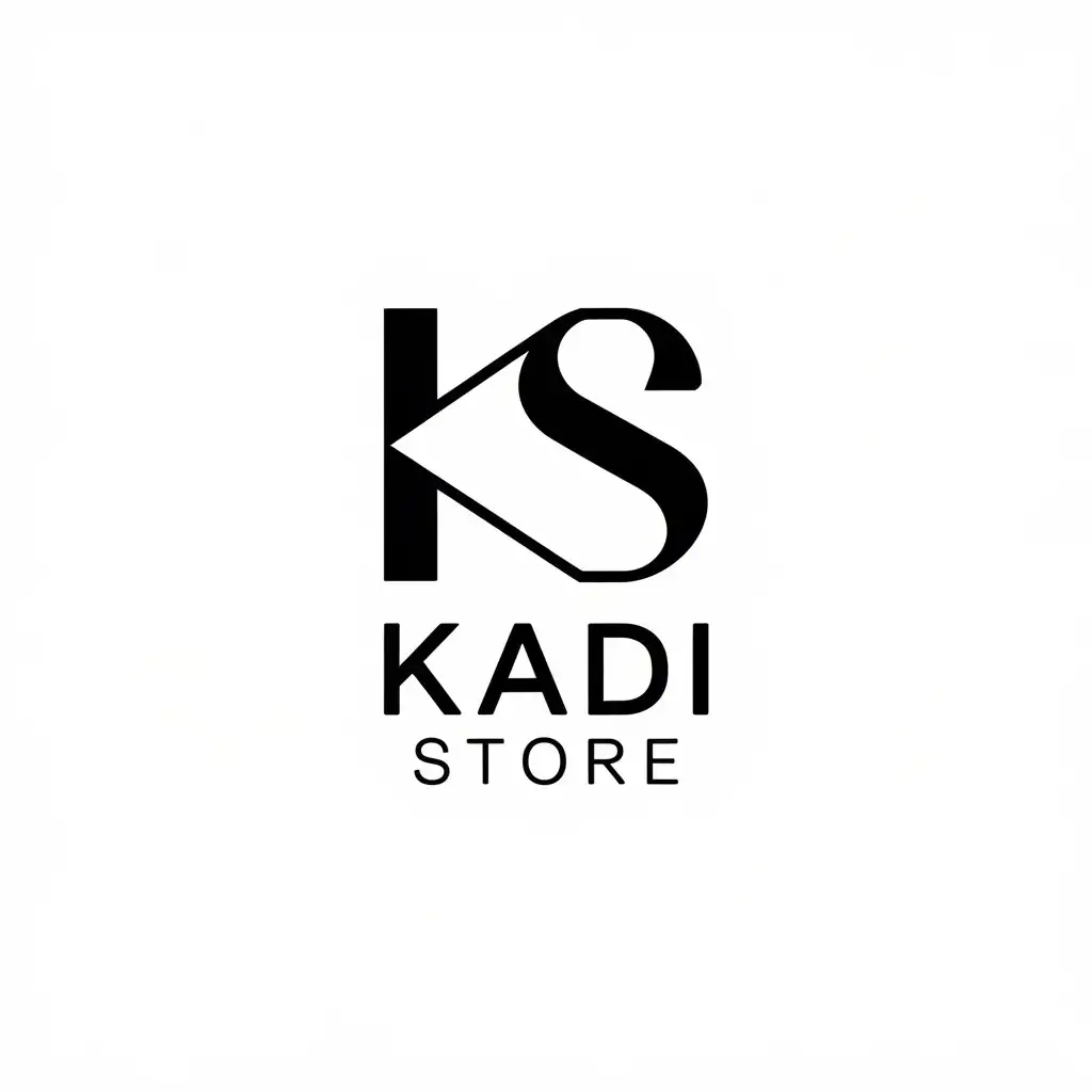 LOGO-Design-For-Kadi-Store-Letter-K-and-S-in-Elegant-Script-Ideal-for-Beauty-Spa-Industry