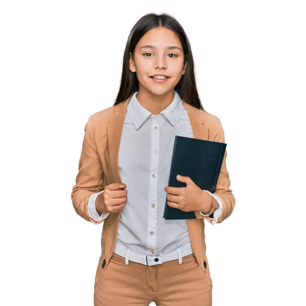 14YearOld-Girl-Student-Holding-an-English-Book-PNG-Image-for-Educational-and-Creative-Use