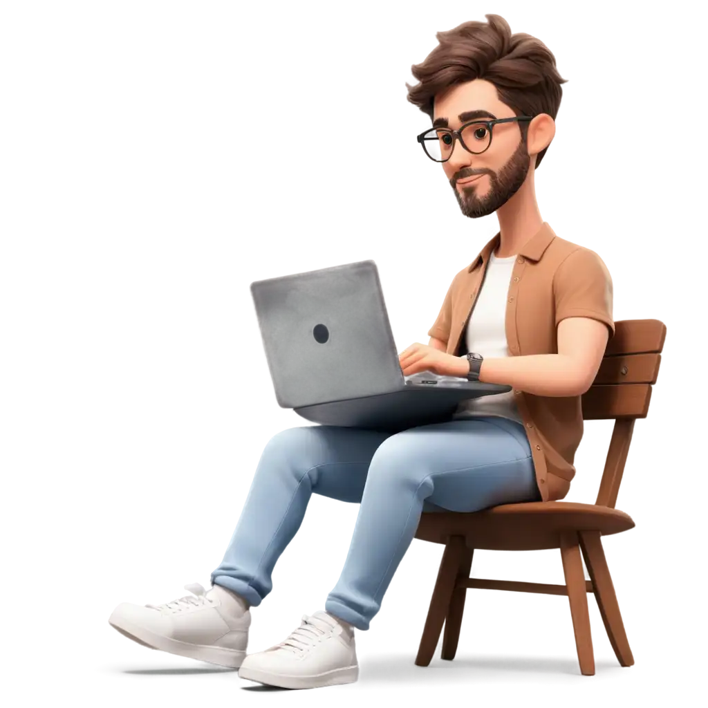 Stylized-3D-Character-PNG-of-a-Young-Man-Working-on-a-Laptop