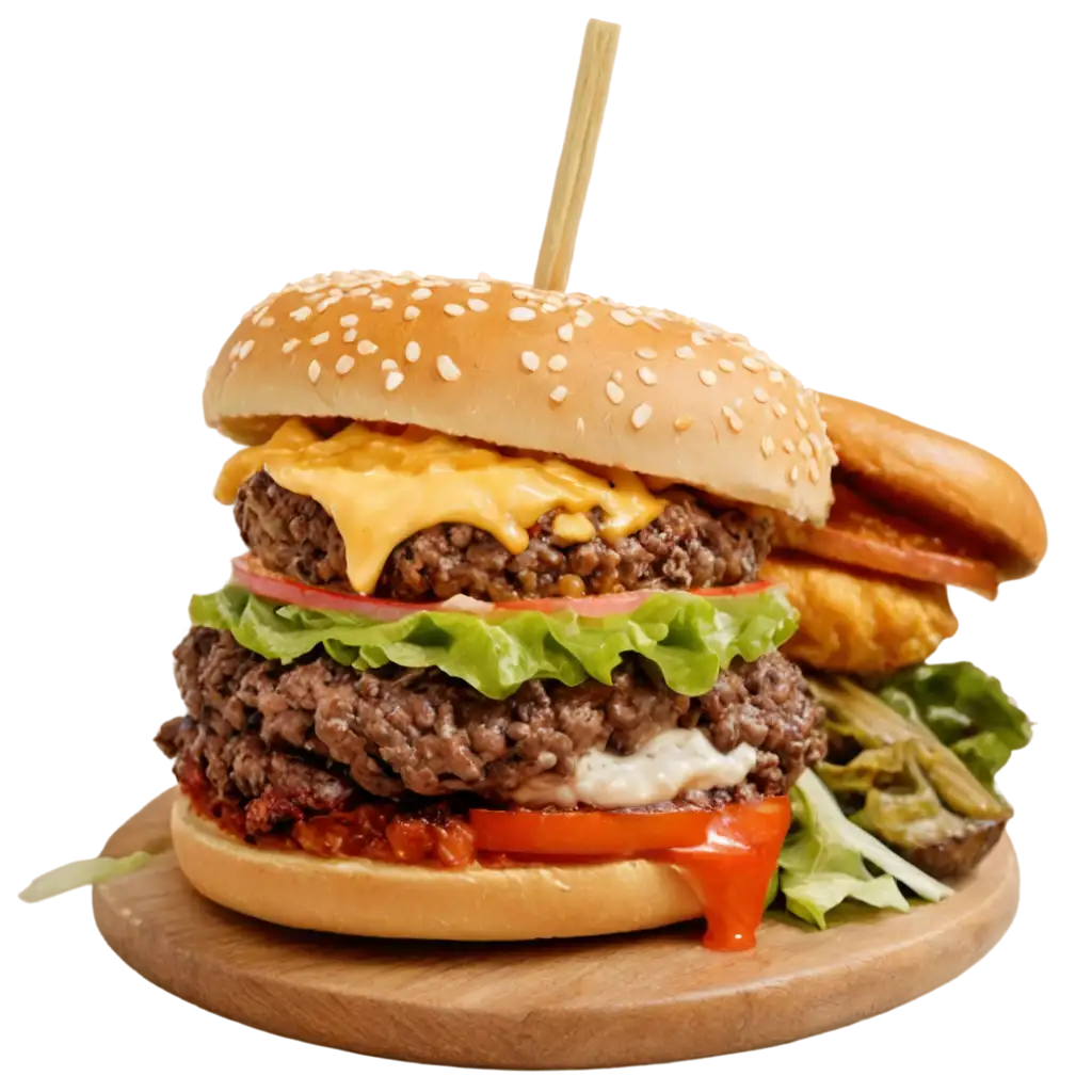 Loaded-Open-Big-Burger-PNG-Image-for-HighQuality-Visuals