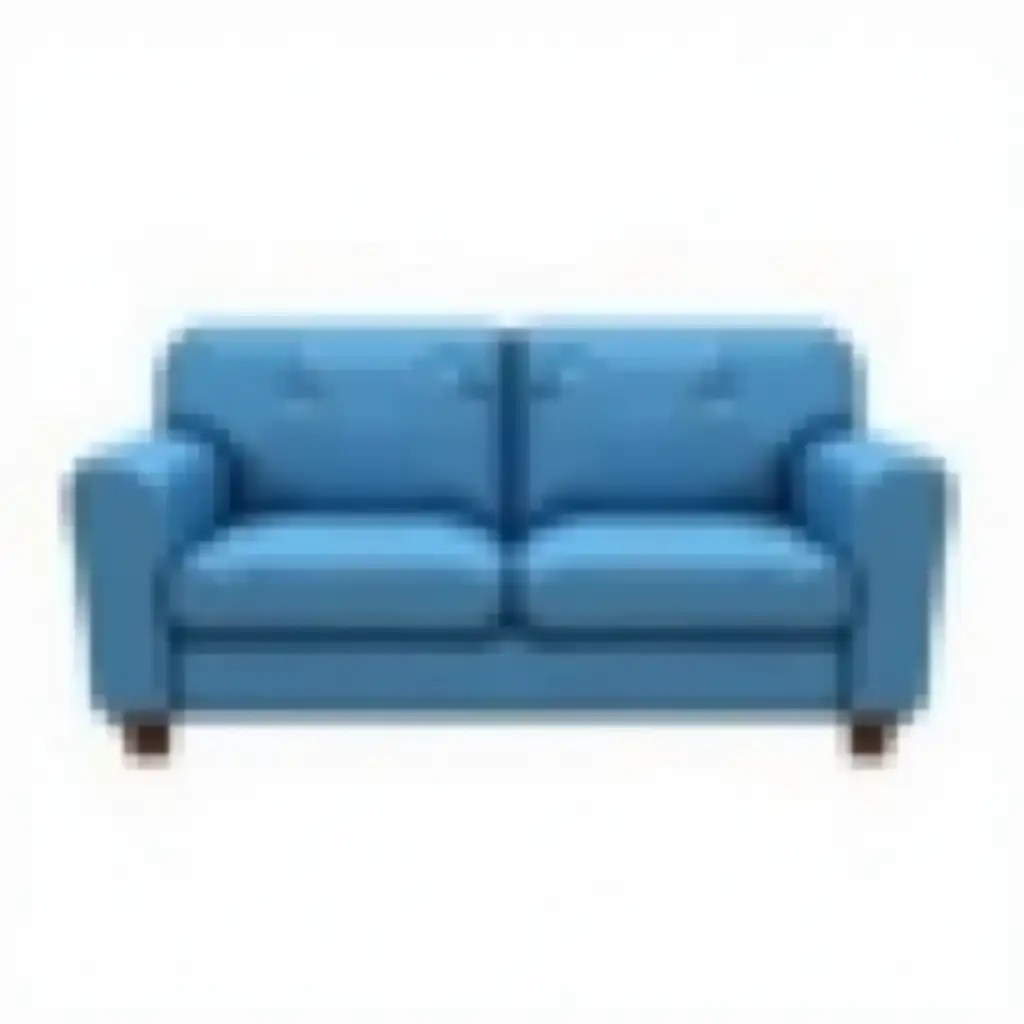 Blue sofa PNG