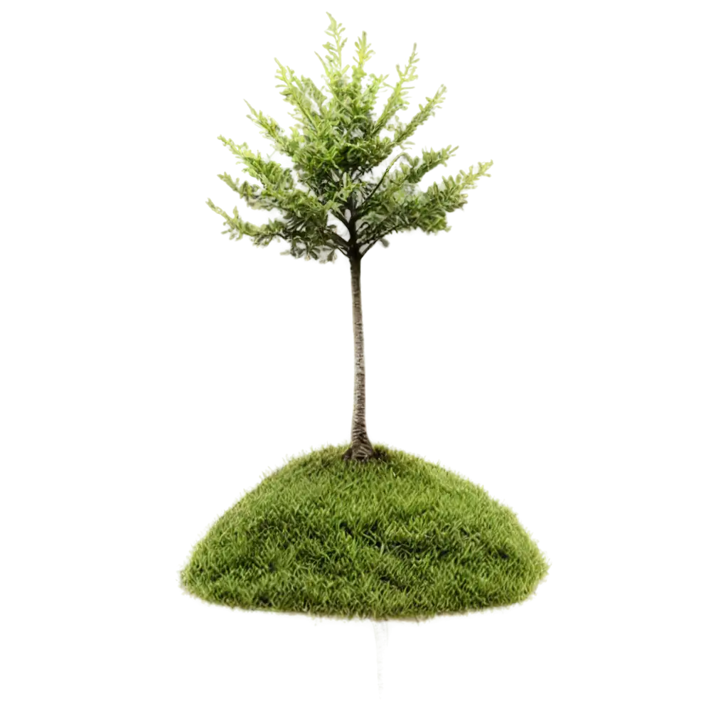 Land-with-Little-Tree-PNG-Image-for-Versatile-Design-and-HighQuality-Use