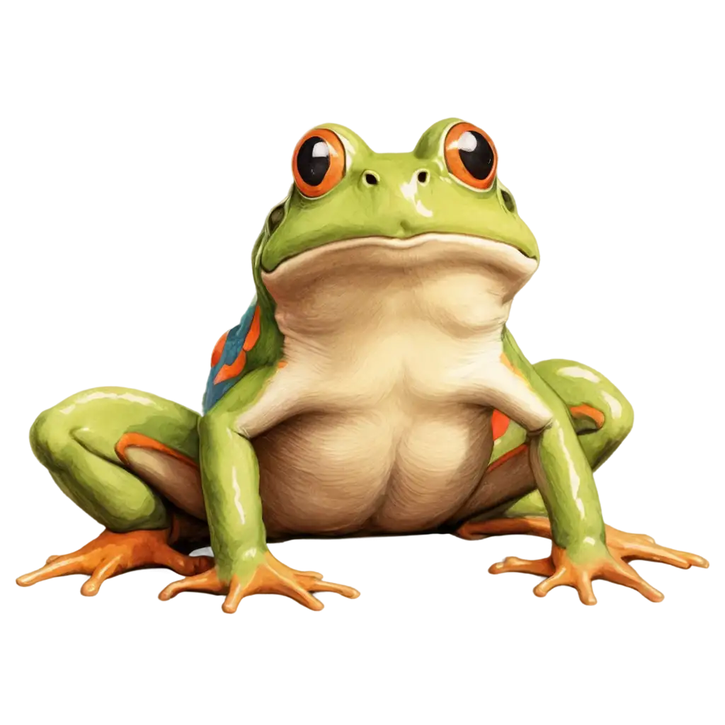 Colorful-Happy-Frog-PNG-Delightful-Illustration-for-Online-Content