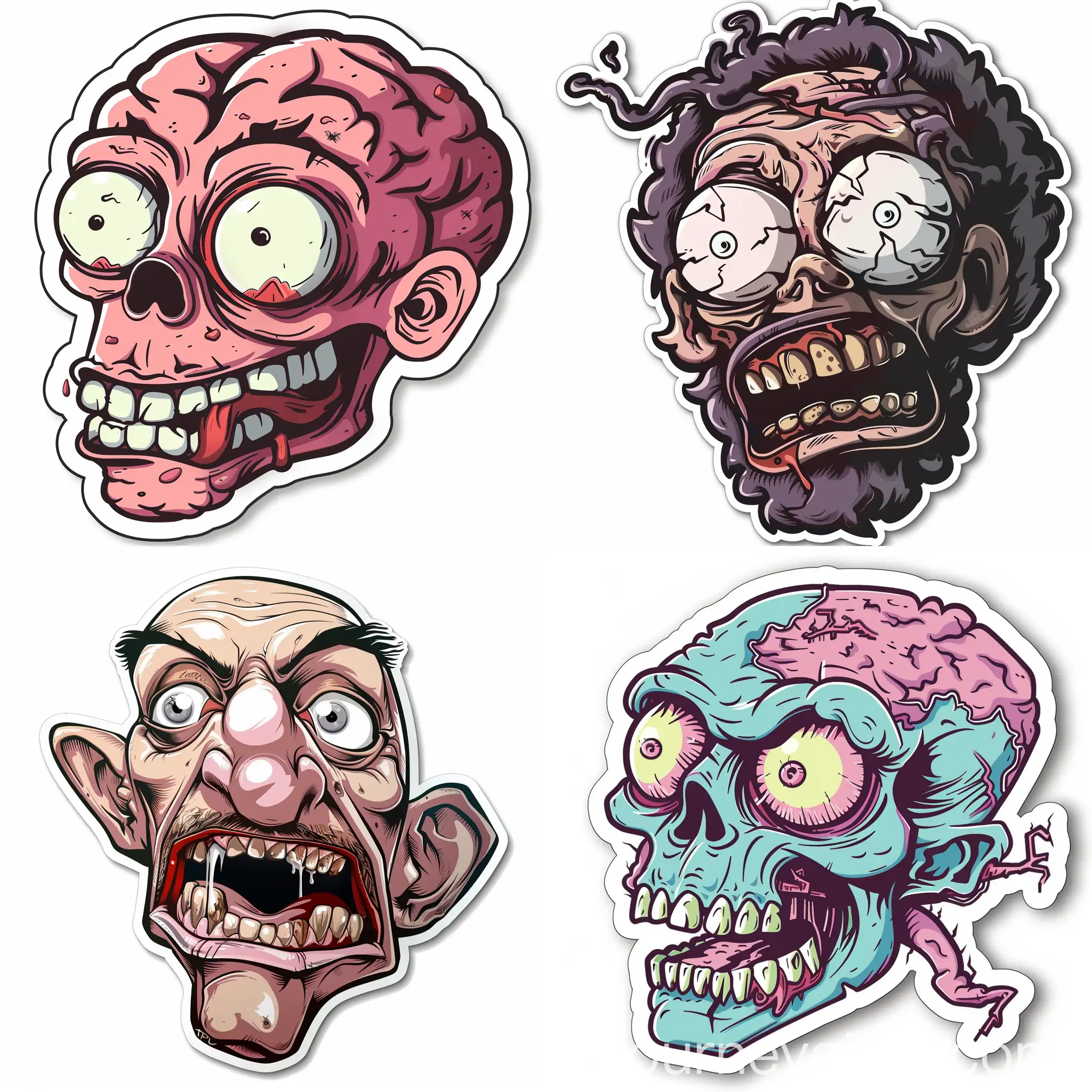 Colorful-Cartoon-Sticker-of-Trumpet-Head-Character