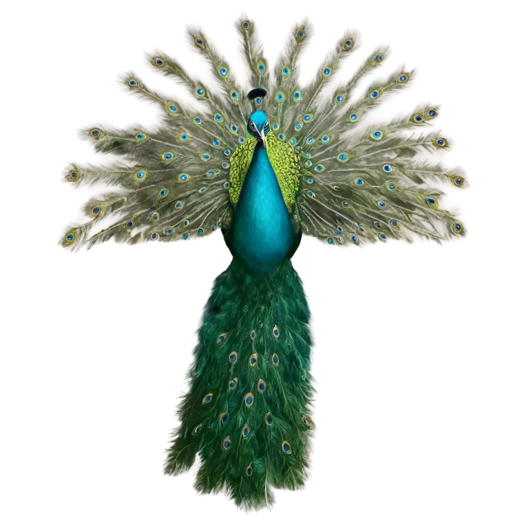 HighQuality-Green-Peafowl-PNG-Image-for-Creative-Projects-and-Designs