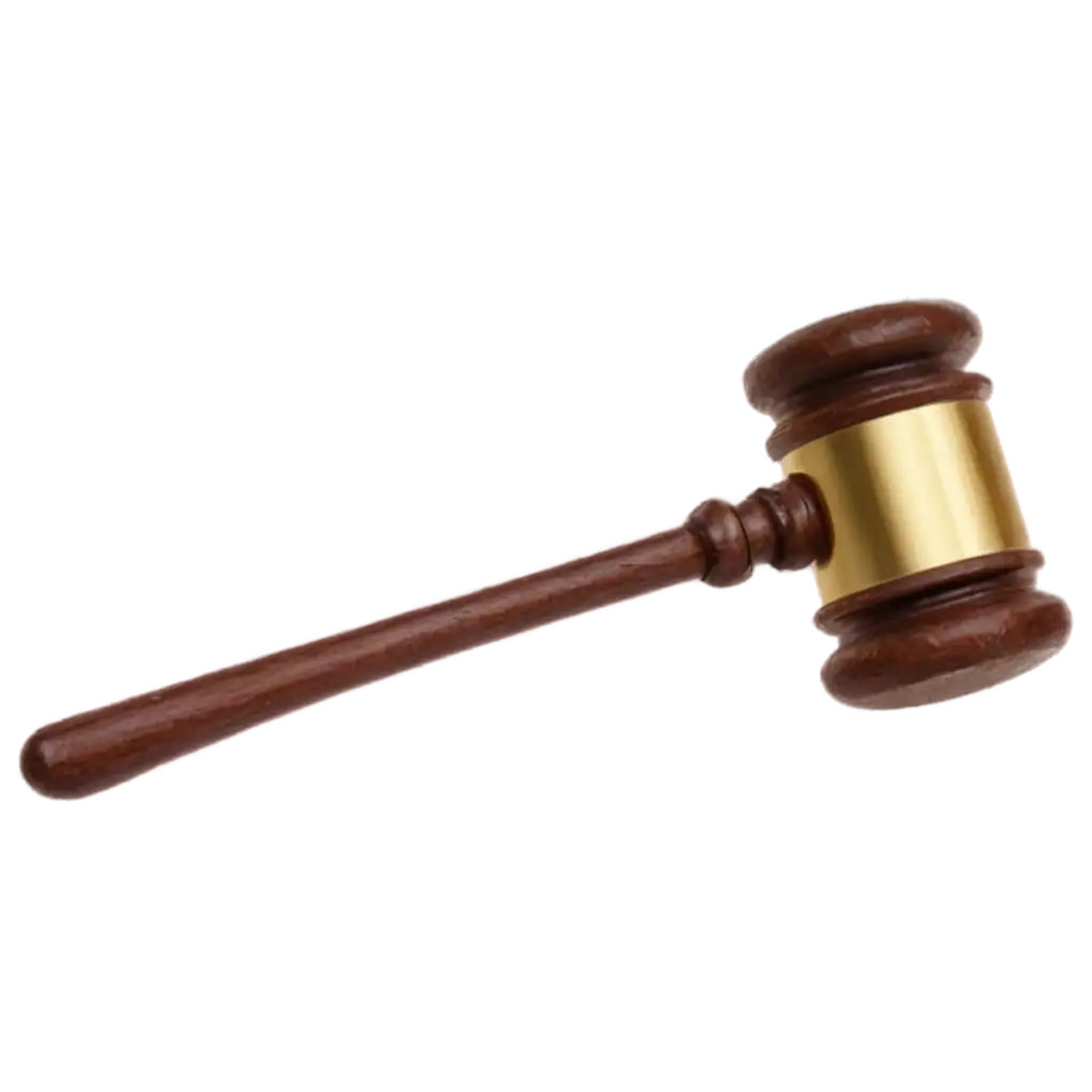 HighQuality-Judges-Hammer-PNG-Image-for-Legal-and-Creative-Uses