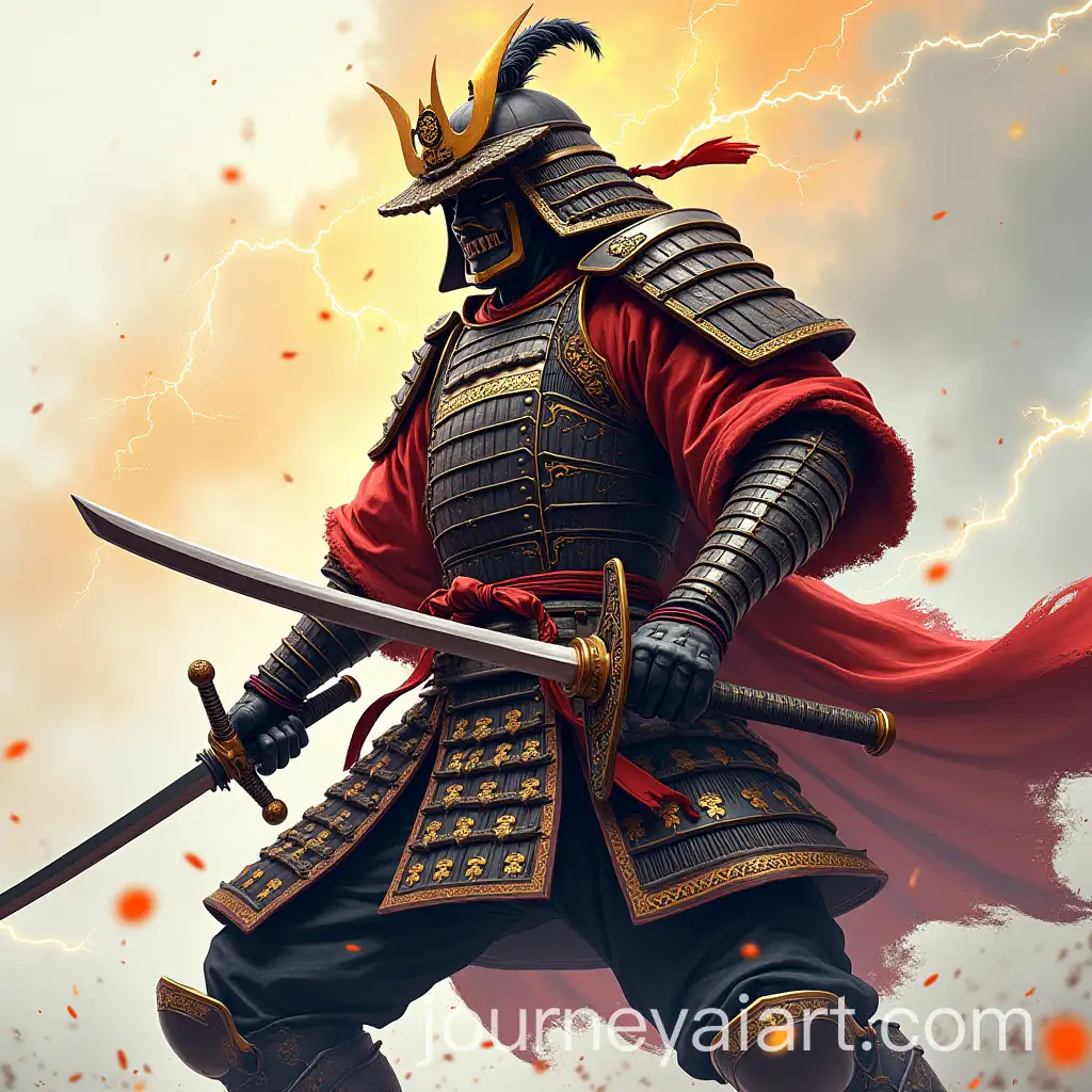 RaAI-Image-Prompt-Expansioniden-Shogun-Character-Illustration-with-Traditional-Japanese-Armor-and-Lightning-Effects