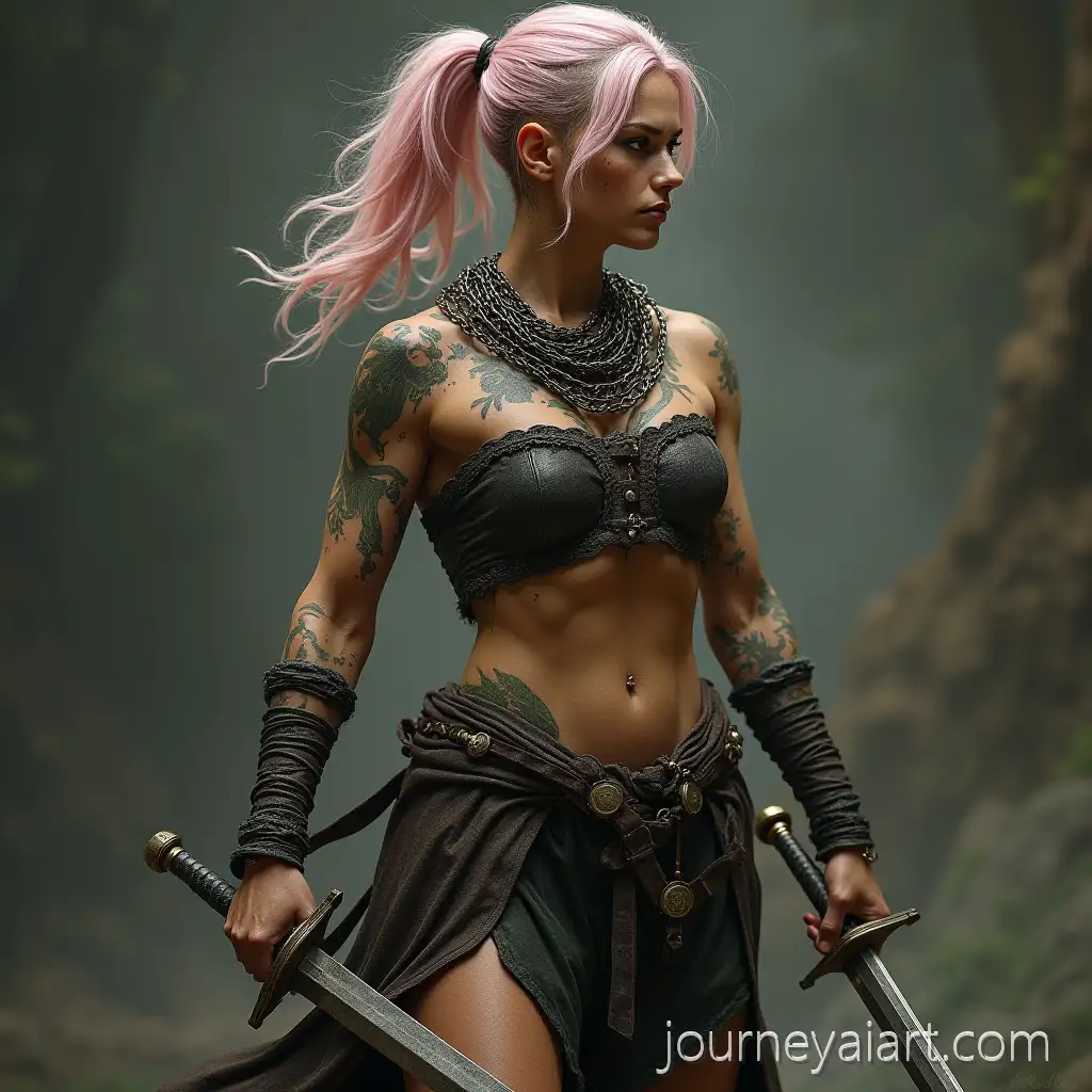 Female-Amazon-Warrior-with-Tattoos-and-Curved-Sabers-in-Epic-Fantasy-Battle-Scene