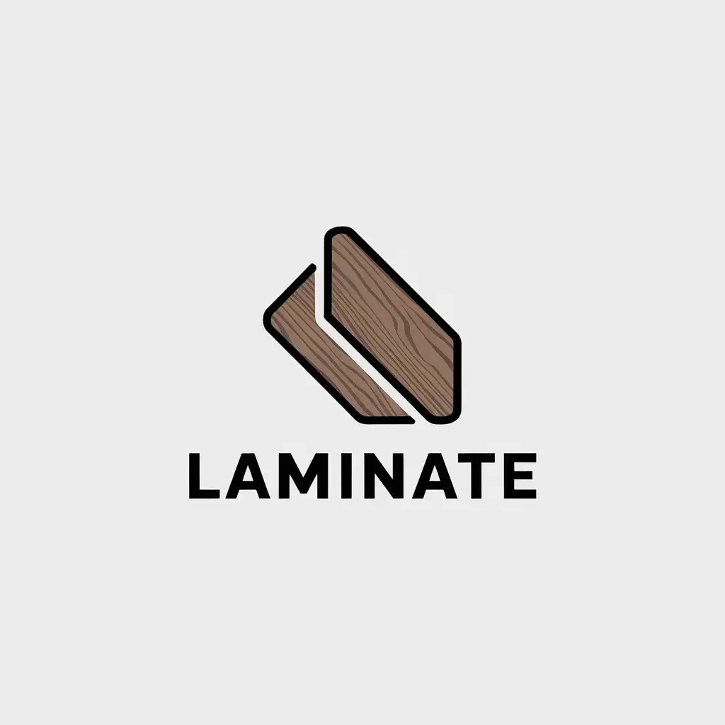 a vector logo design,with the text "laminate", main symbol:laminate,Minimalistic,be used in Construction industry,clear background