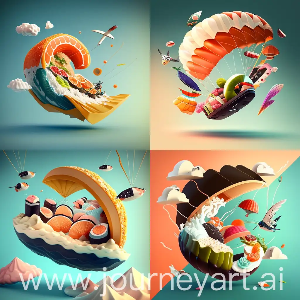 Whimsical-Sushi-Paragliding-Adventure