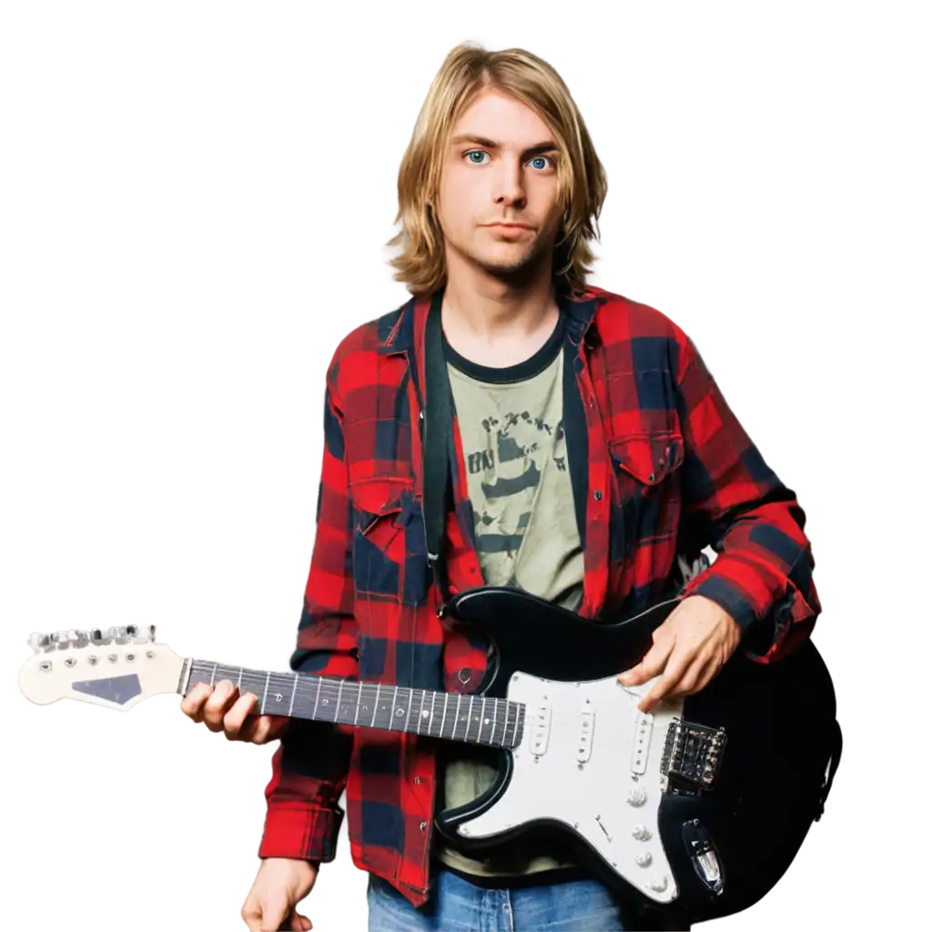 Kurt-Cobain-with-Guitar-PNG-Image-High-Quality-and-Transparent-for-Creative-Use