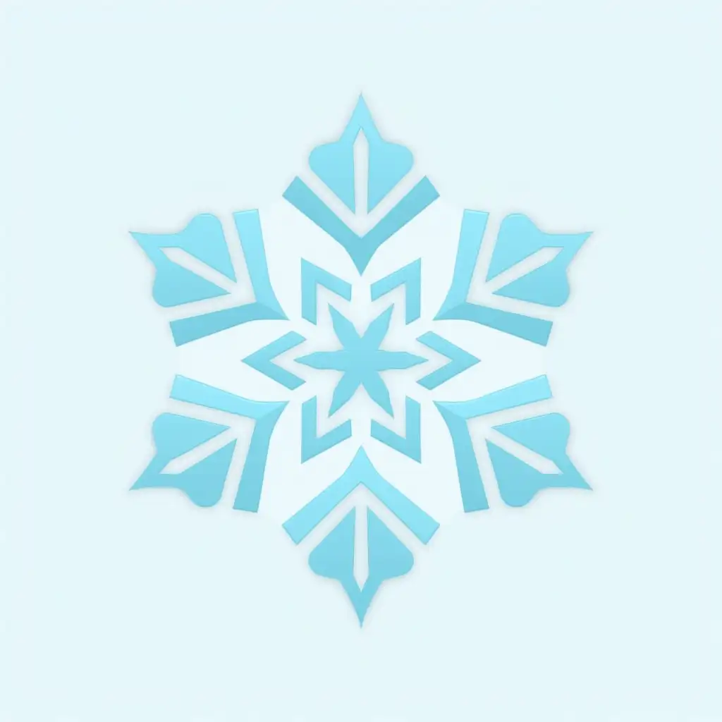 Simple-Vector-Snowflake-Design-in-Minimalist-Style