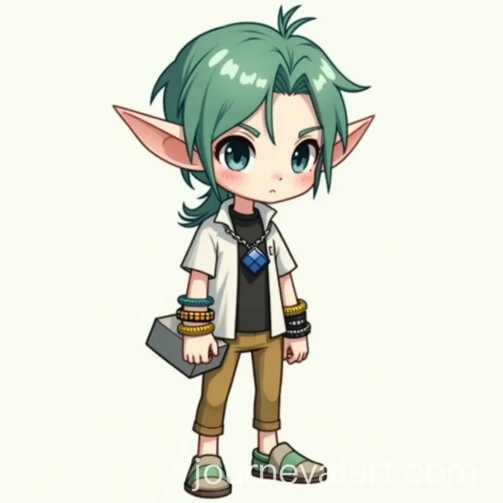 Shy-Elf-Boy-with-TeaGreen-Hair-and-Citrone-Green-Shoes