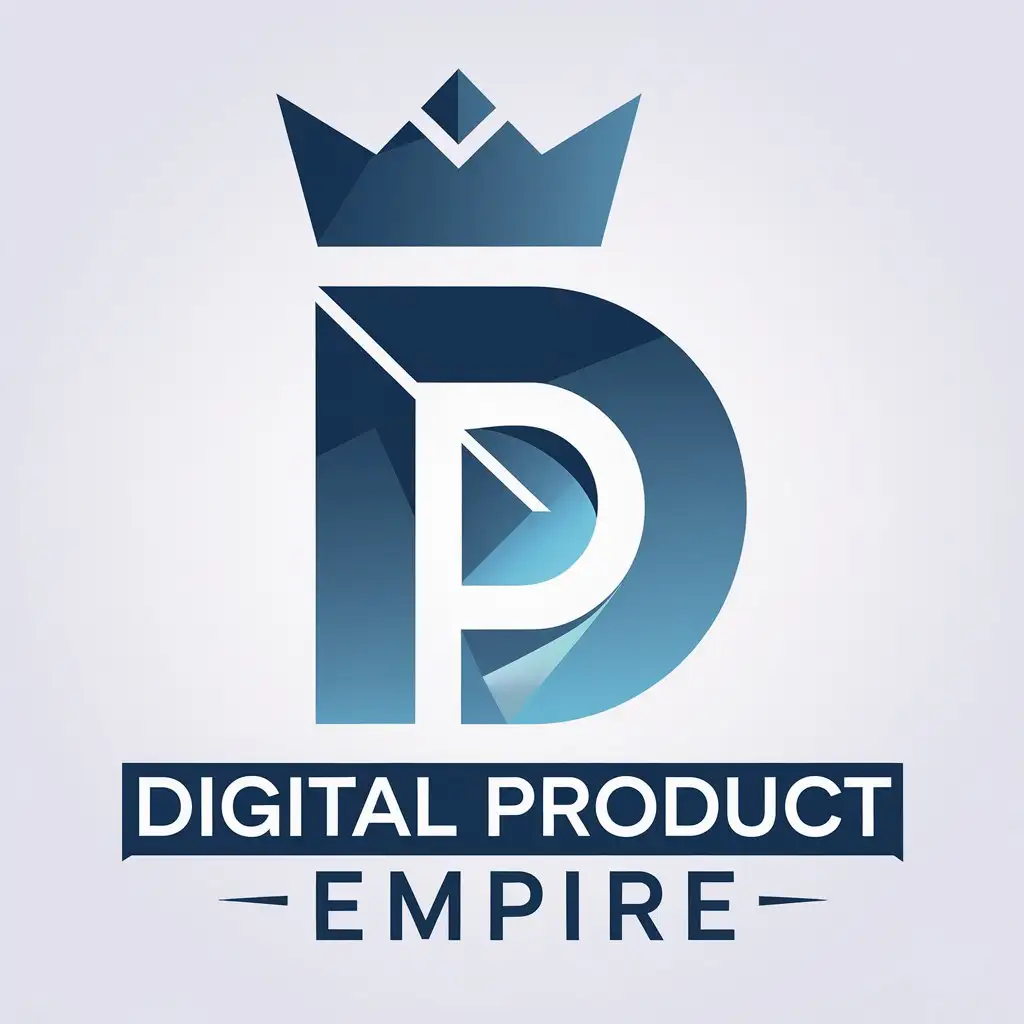 LOGO Design for Digital Product Empire Vector Design with Clear Background and Modern Typography