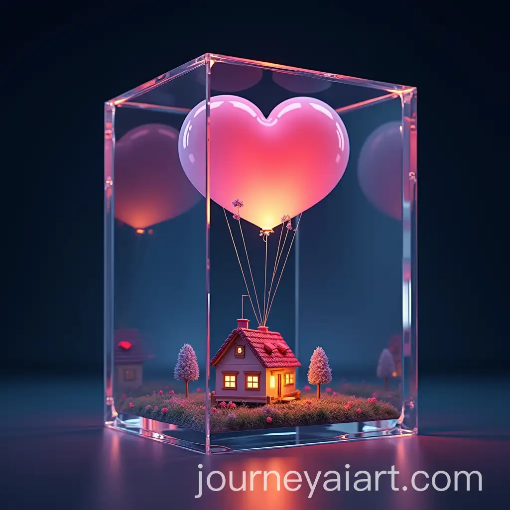 Glass-Cube-with-UpInspired-Balloon-House-and-RGB-LED-Lights
