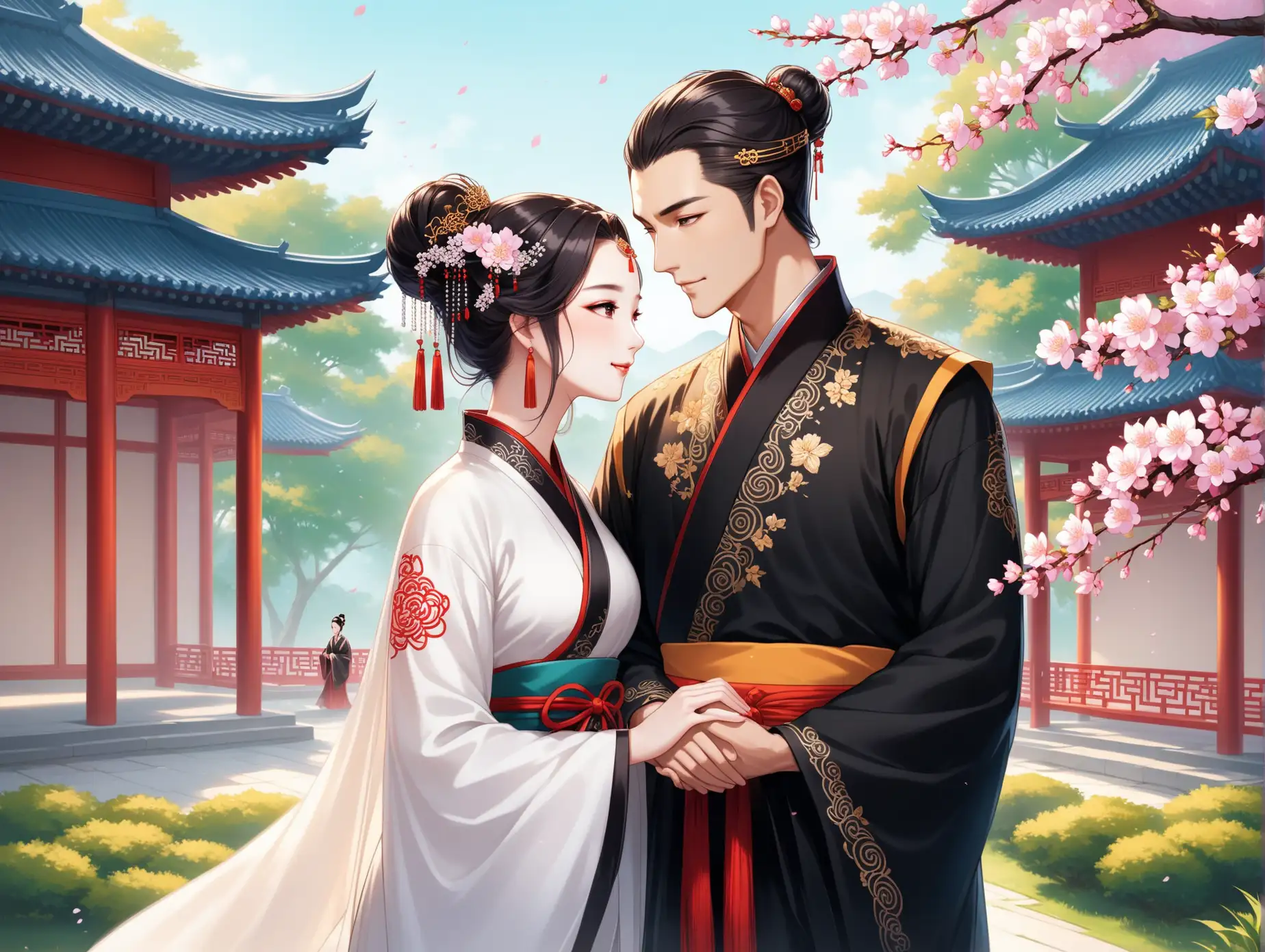 Emperor-and-Concubine-in-Serene-Garden