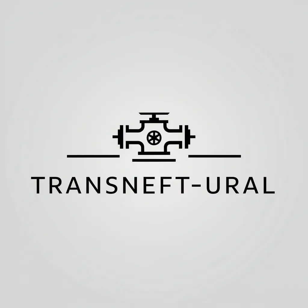 a logo design,with the text "Transneft-Ural", main symbol:Valve reservoir,Moderate,be used in Oil industry,clear background