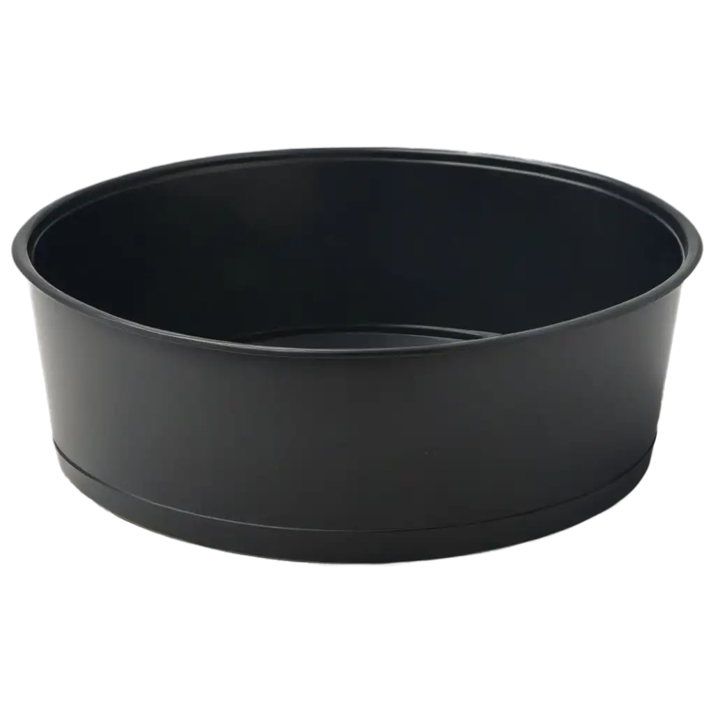 Empty-Round-Black-MC-Chicken-Tubs-PNG-HighQuality-Transparent-Image-for-Versatile-Uses