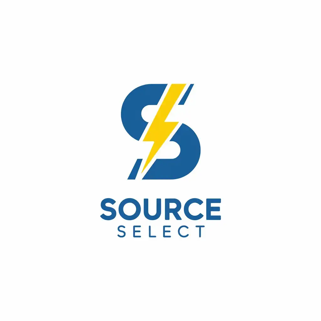 LOGO Design for Source Select Modern Dynamic and Versatile with a Minimalistic Approach