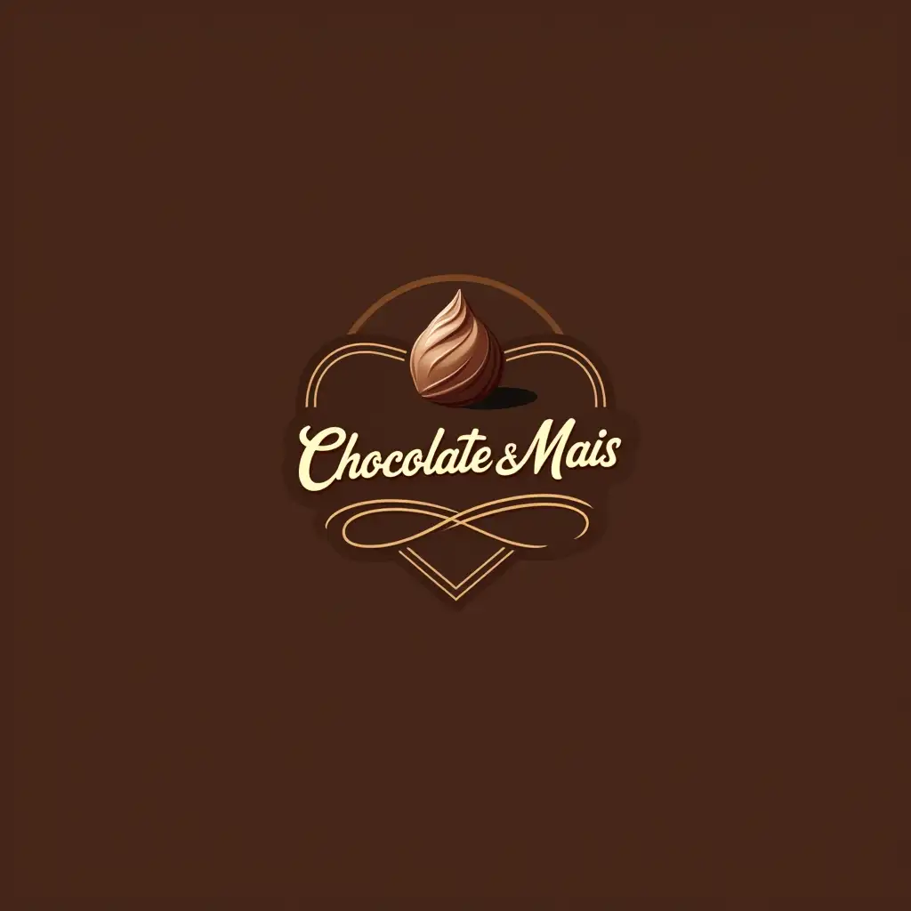 i need a logo to a shop that sells chocolate. The shop name is : Chocolate&Mais. Profissional design 3 Hd