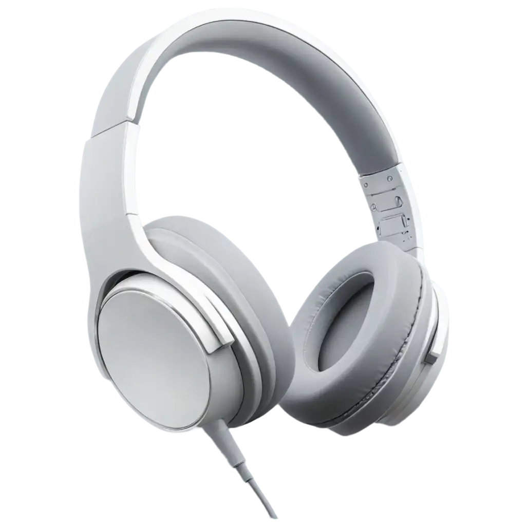 HighQuality-PNG-Image-of-Headphones-on-White-Background-Perfect-for-Digital-Use