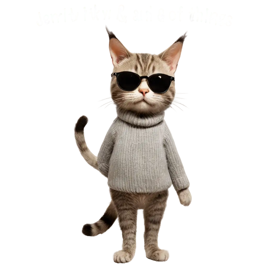 Cartoon-Cat-Wearing-Sunglasses-Knitting-PNG-I-Knit-and-I-Know-Things-Off