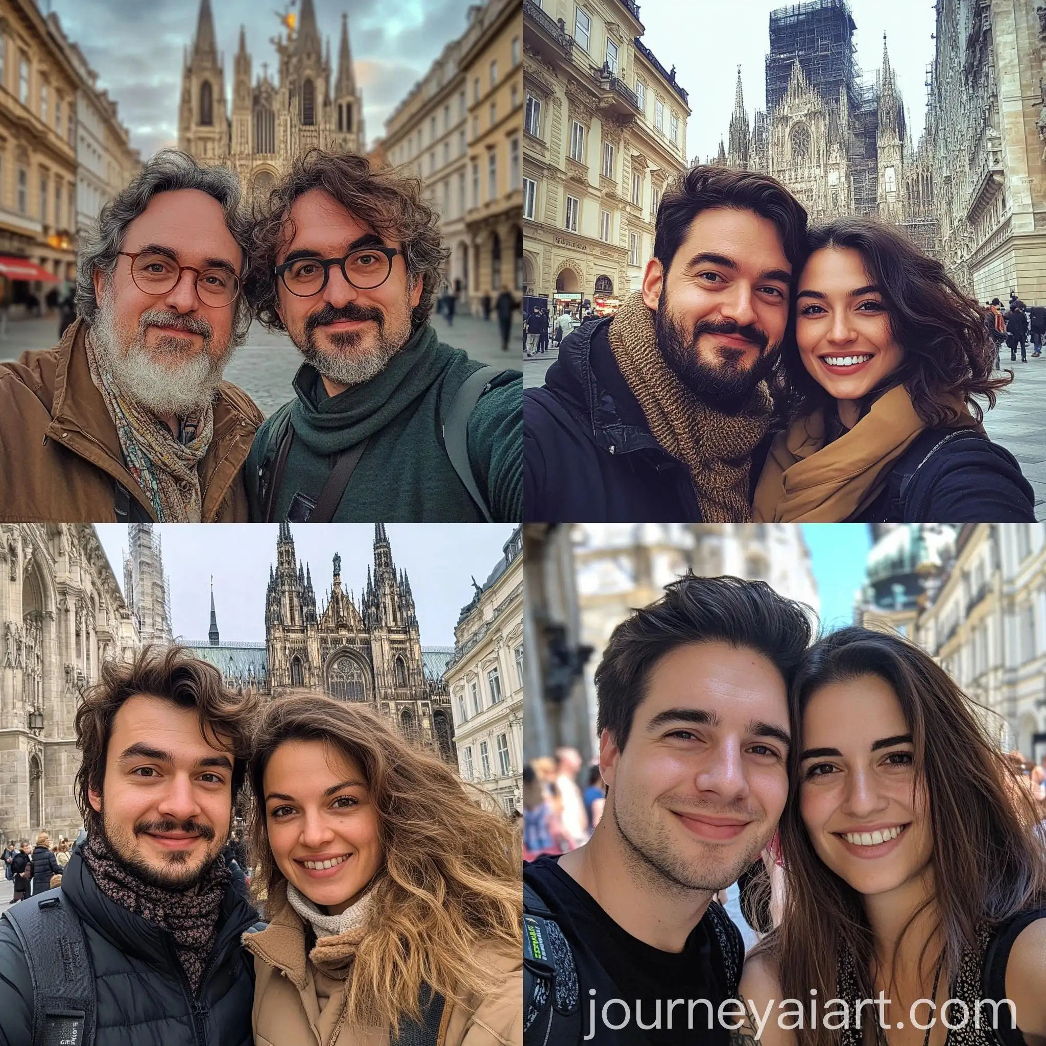 Selfie-with-Gerald-Karpiel-and-Polish-Singer-Doda-at-Stephansdom-Place-Vienna