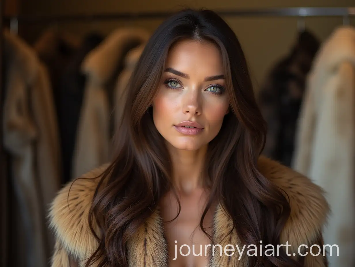 Regal-Woman-in-Mink-Coat-Surrounded-by-Luxury-Fur-Displays