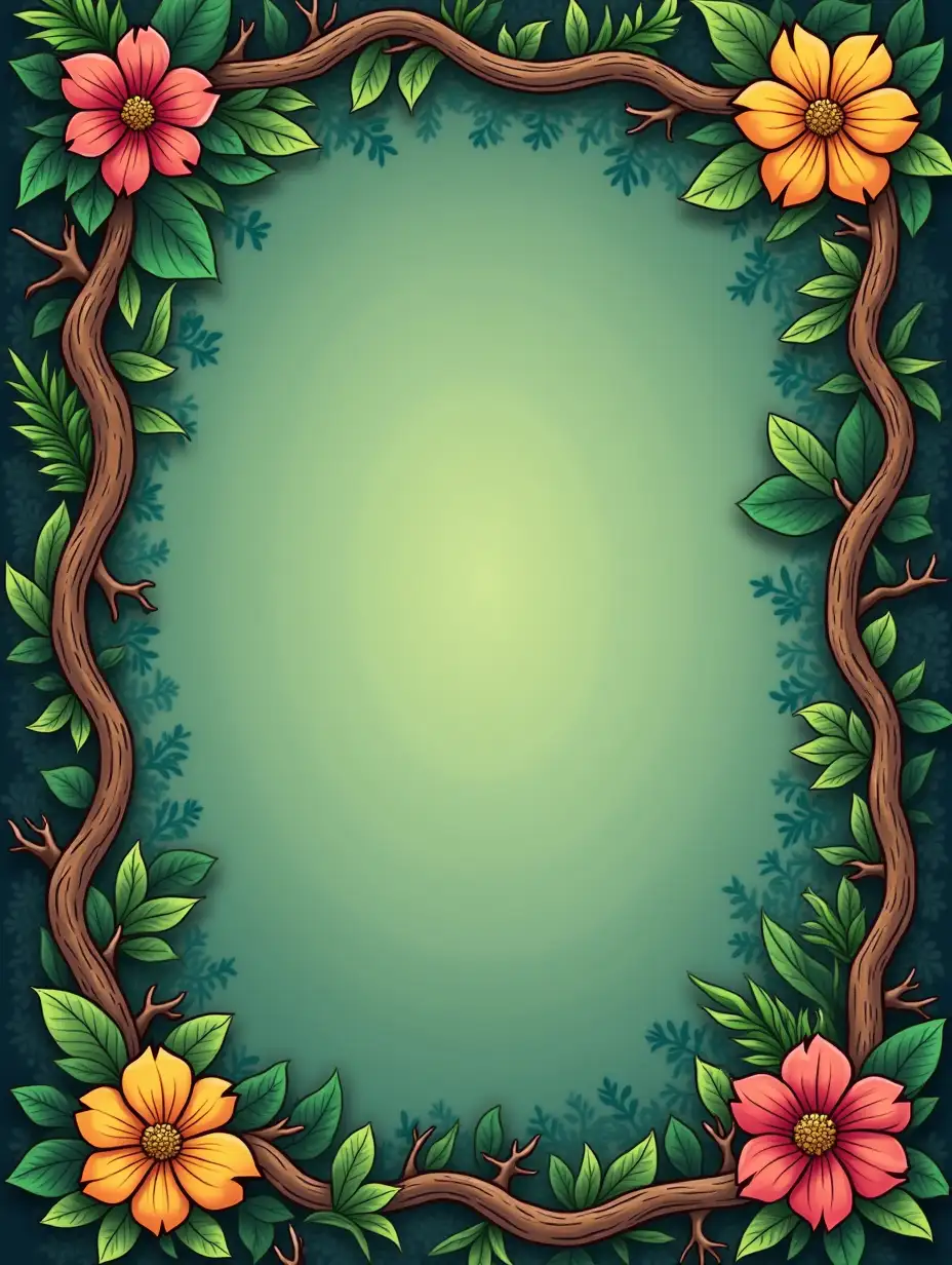 Poster background from tiki