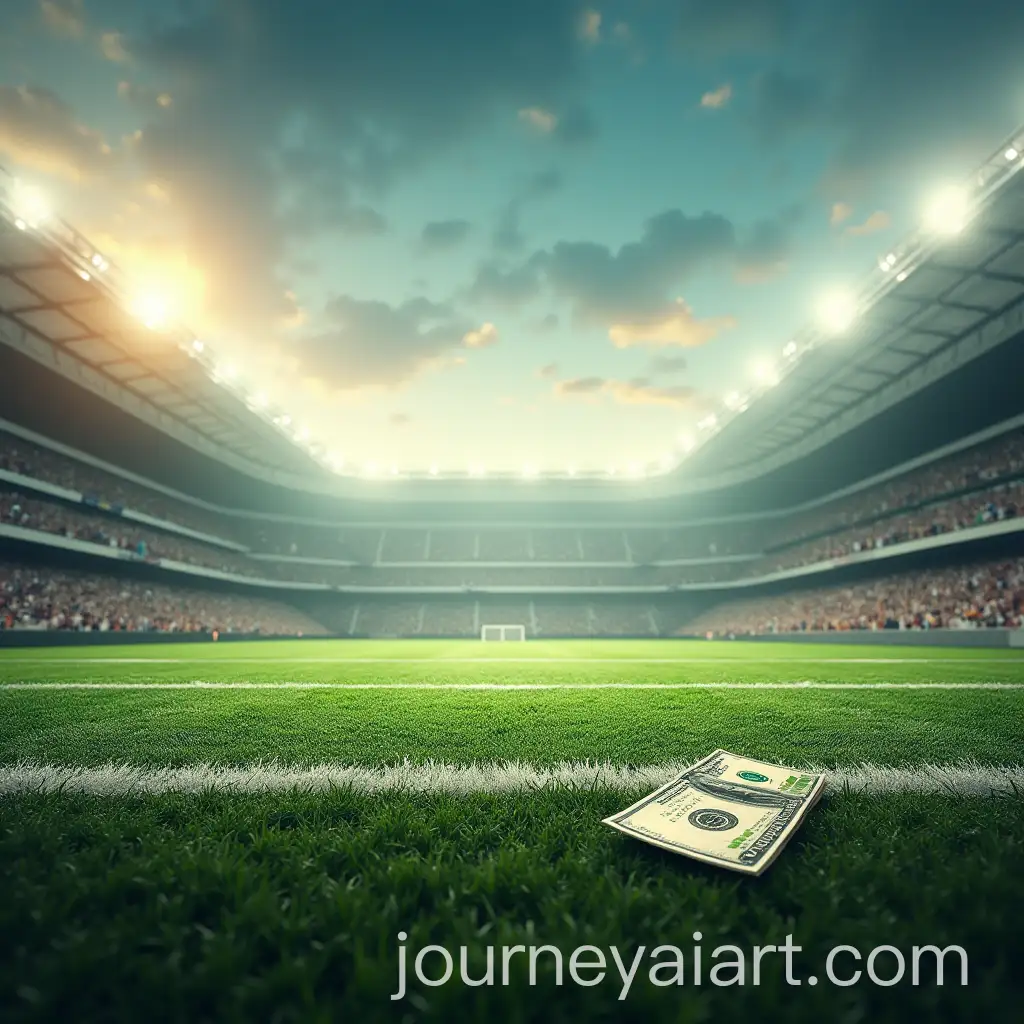 Soccer-Field-with-Money-and-a-Green-Eye-in-the-Background