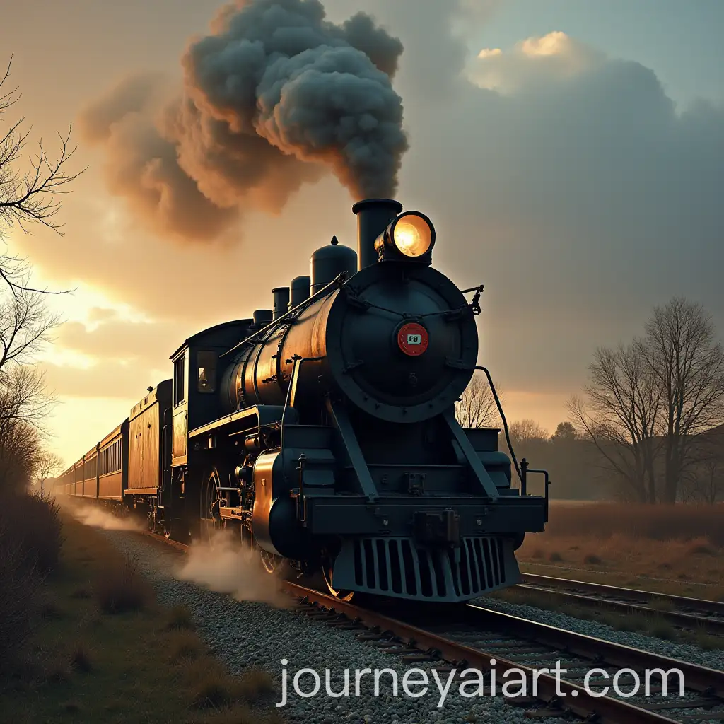 Aggressive-Train-Exiting-Church
