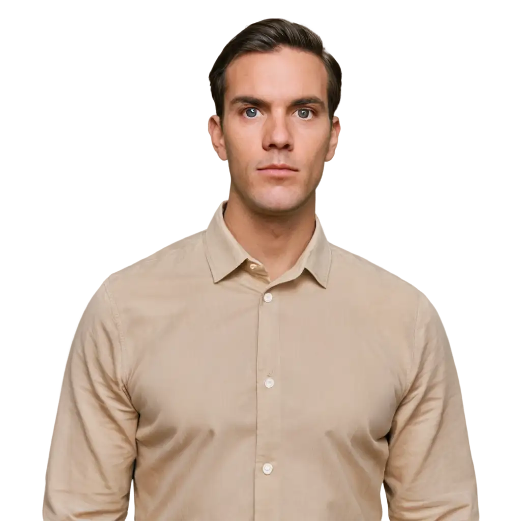 Professional-PNG-Portrait-American-Man-in-Collared-Shirt-30-Years-Old