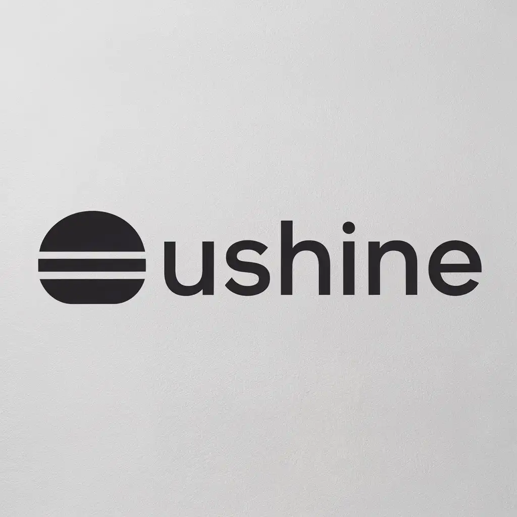 a logo design,with the text "SUSHINE", main symbol:bao,Moderate,be used in Others industry,clear background