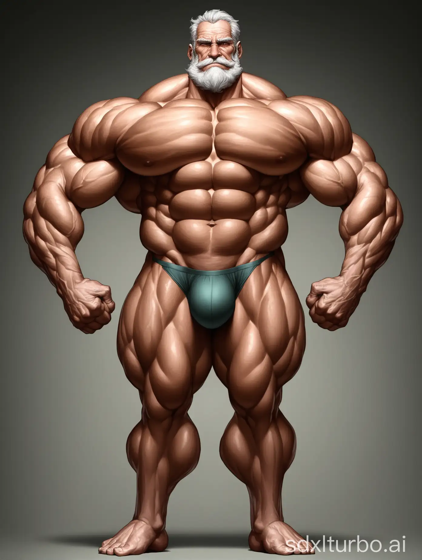 Muscular-Old-Man-Showing-Massive-Biceps-in-Underwear