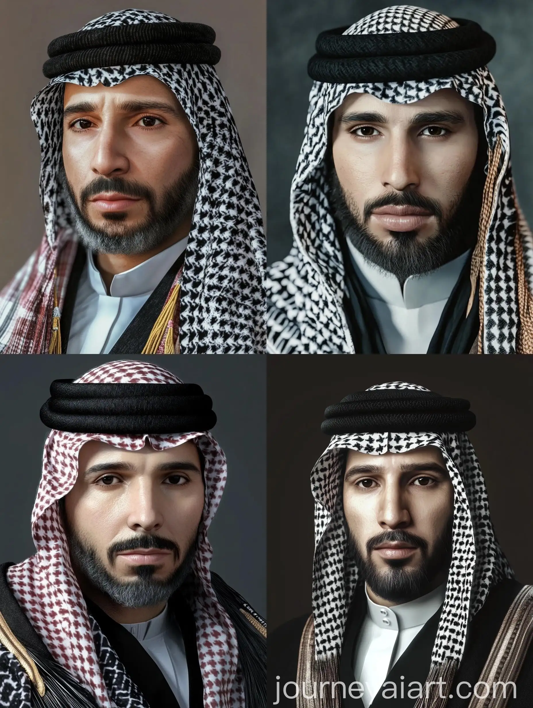 Serious-Middle-Eastern-Man-in-Traditional-Attire