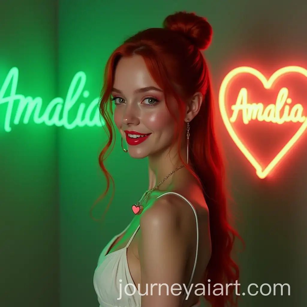 Hyperrealistic-Portrait-of-a-Woman-with-Red-Hair-and-Neon-Heart-Lighting