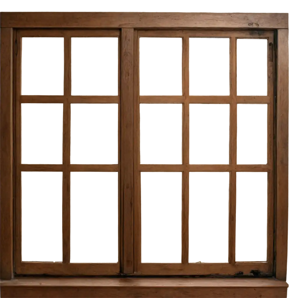 Wooden-Window-PNG-Image-Craftsmanship-and-Serenity-Captured-in-HighQuality-Format