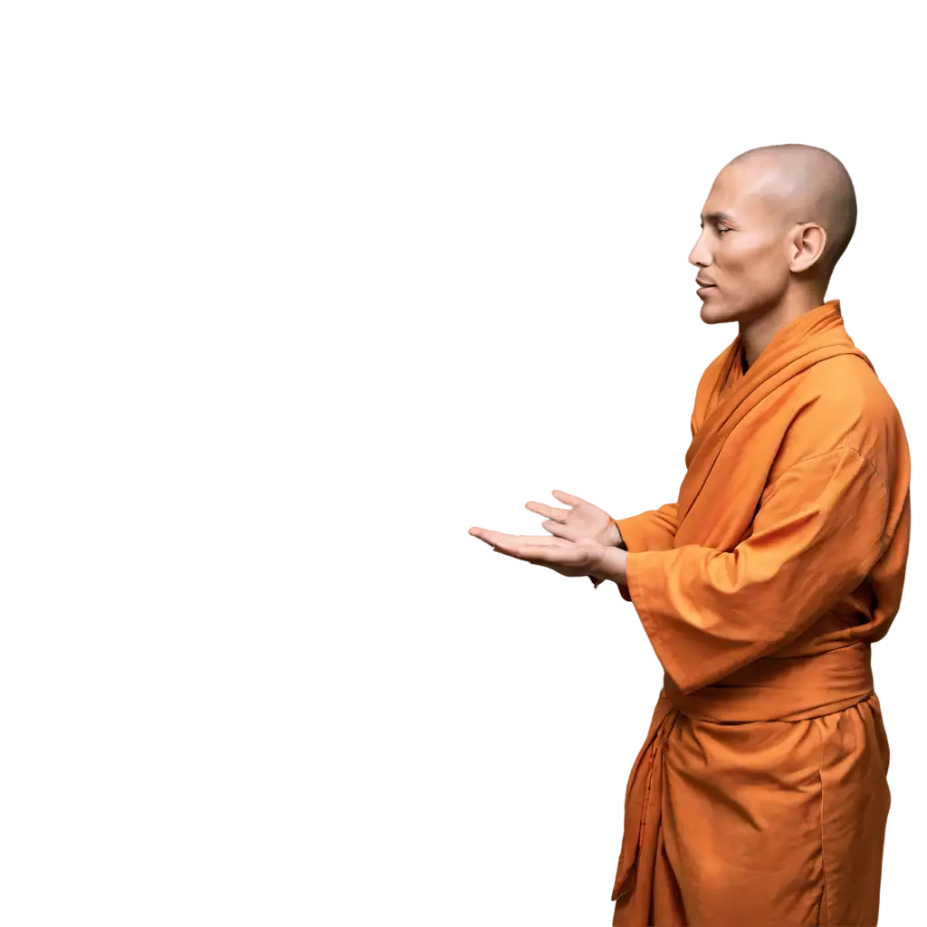 PNG-Image-of-a-Monk-Blessing-Serenity-and-Spiritual-Reflection