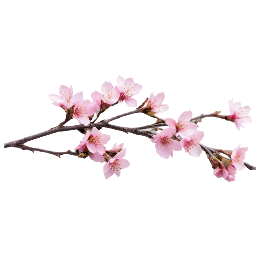 HighQuality-Real-Cherry-BlossomPNG-Image-Usage-Scenarios-Branch-PNG-for-Versatile-Usage