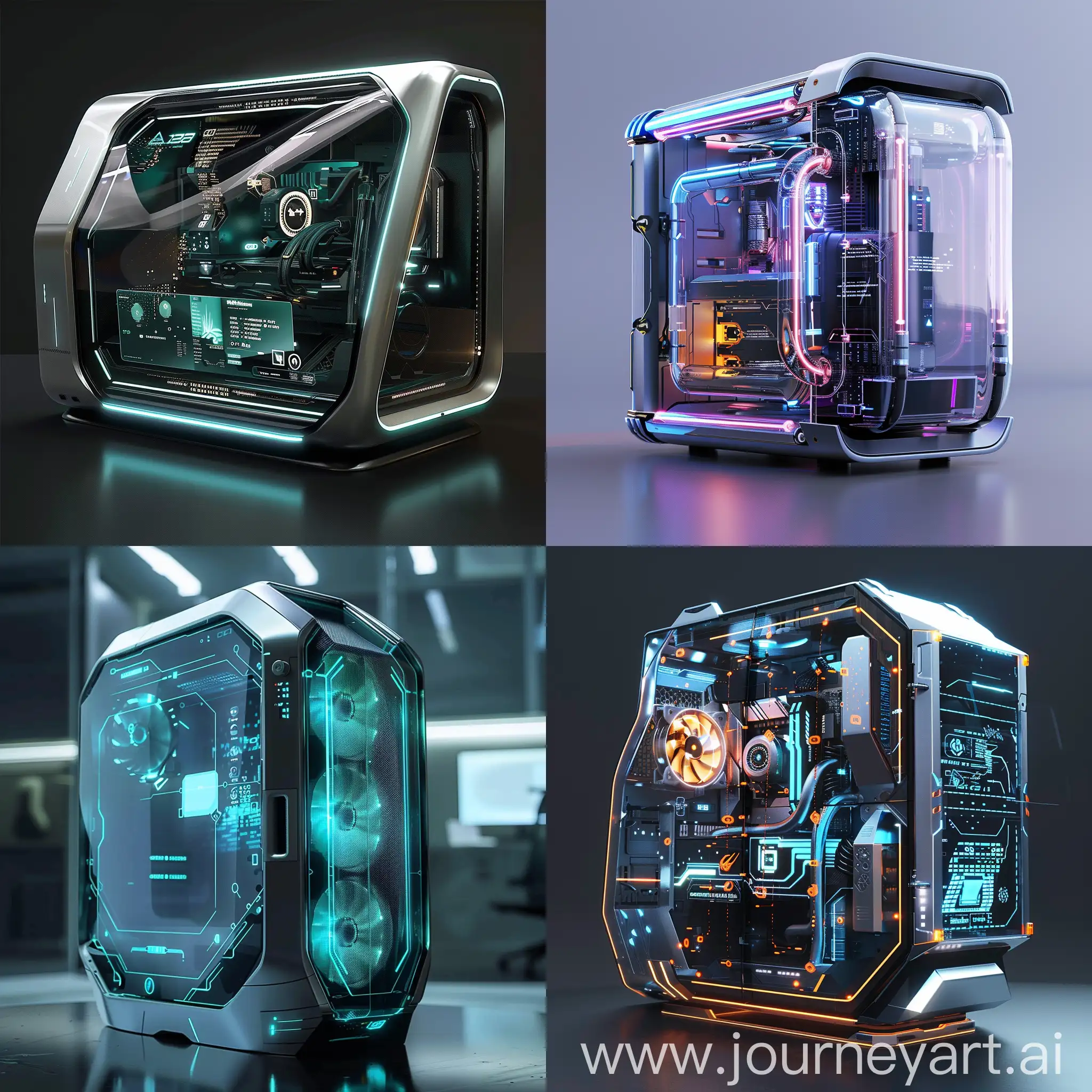 Futuristic-Transparent-PC-Case-with-OLED-Displays-and-AIPowered-Cooling