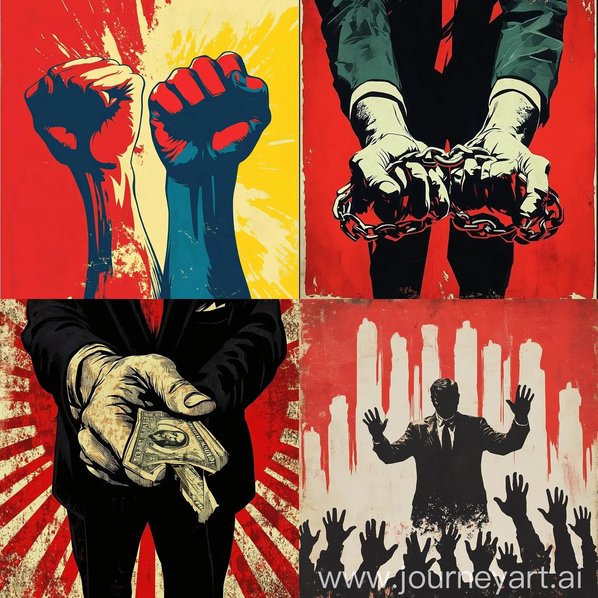 Poster-Against-Corruption-with-Symbolic-Imagery