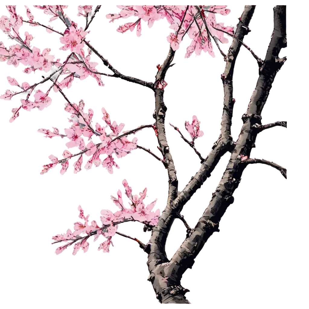 Japan-Cherry-Tree-Painting-PNG-Serene-Blossoms-in-HighQuality-Digital-Format